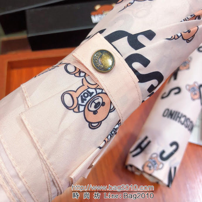 Moschino莫斯奇諾 火爆熊頭全自動伸縮手柄 防雨防紫外線隔熱傘  sll1042